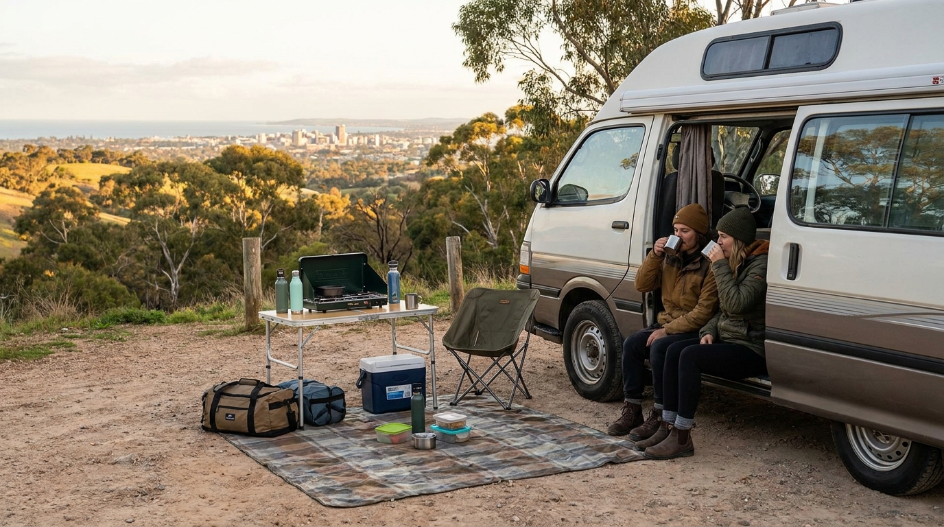 Map for Budget RV Tips for Adelaide - Save Money 2026